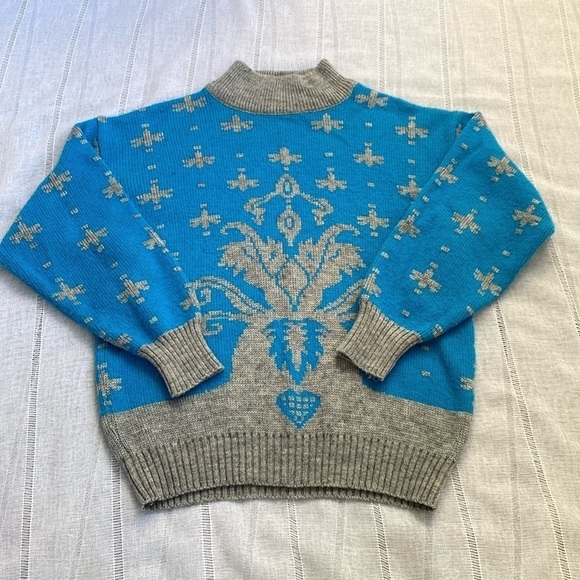 Together Vintage wool blend mock turtleneck sweater. - Picture 9 of 11